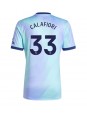 Arsenal Riccardo Calafiori #33 Ausweichtrikot 2024-25 Kurzarm